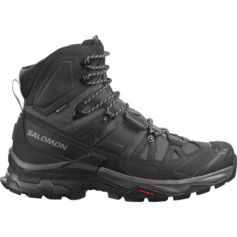 Botas Montaña Salomon Quest 4 GTX Hombre Negros | MX RHBU268